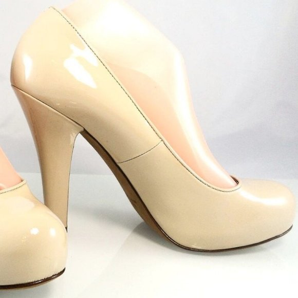 $285 NIB MARC by MARC JACOBS PATENT LEATHER HIDDEN PLATFORM PUMP HEELS - Picture 3 of 7